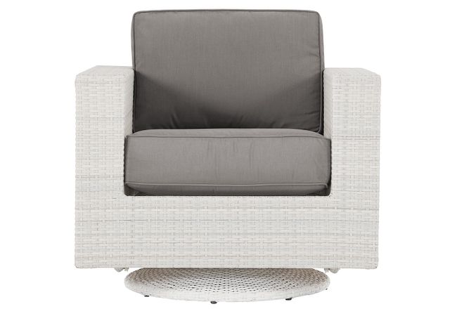 Biscayne Gray Swivel Chair