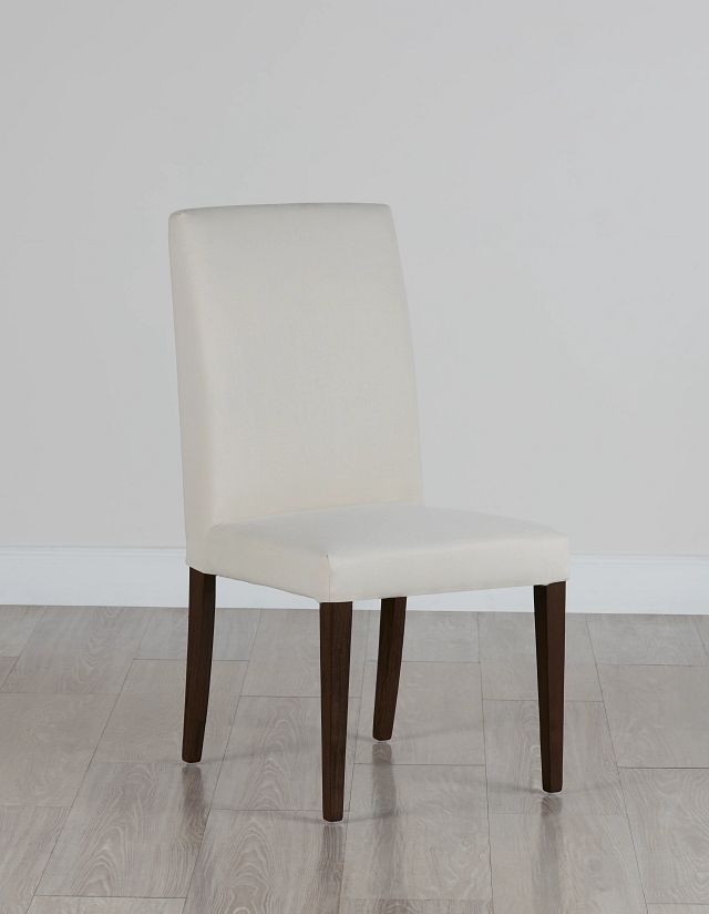 Destination Beige Short Slipcover Chair With Medium-tone Leg (0)