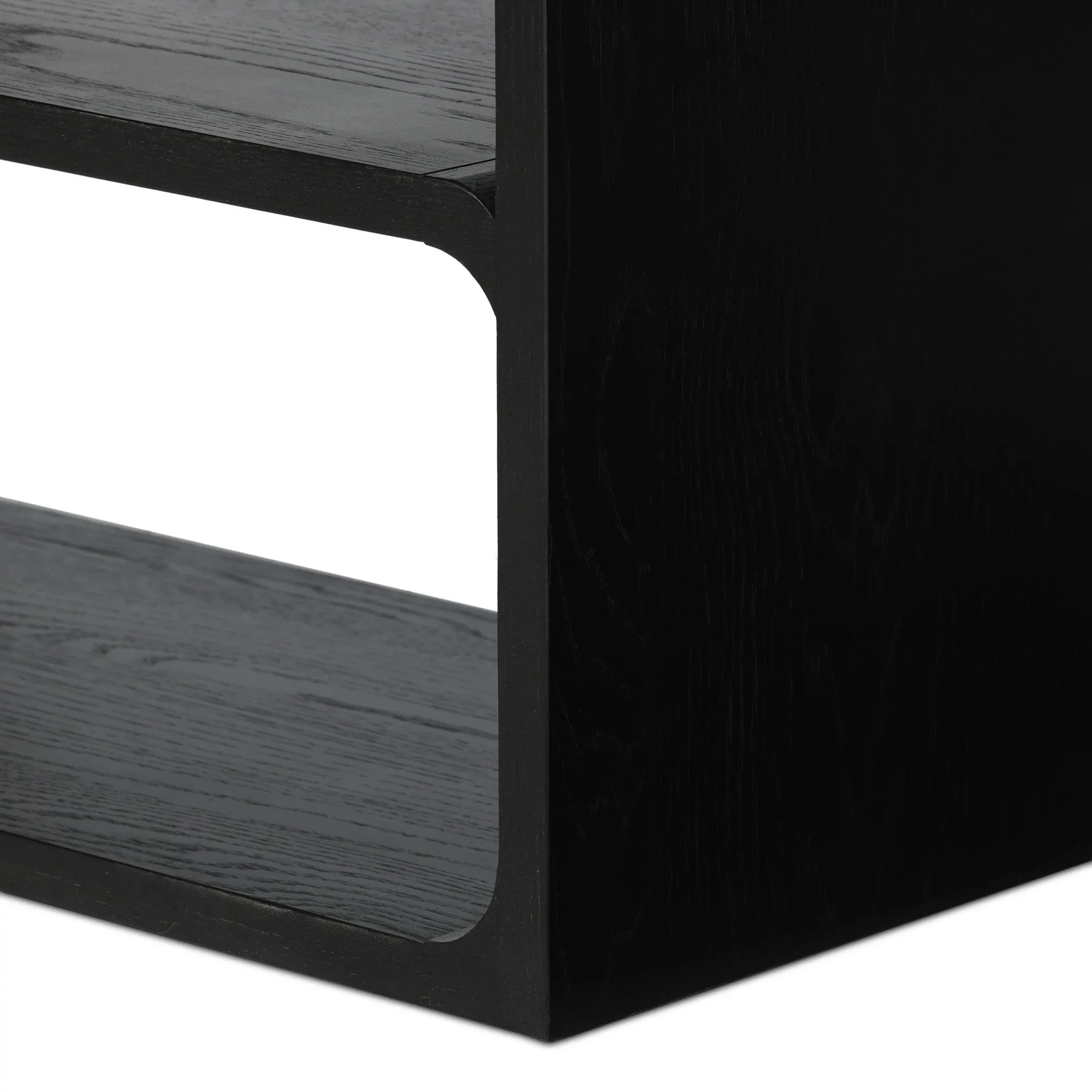 Xandra Black Bookcase