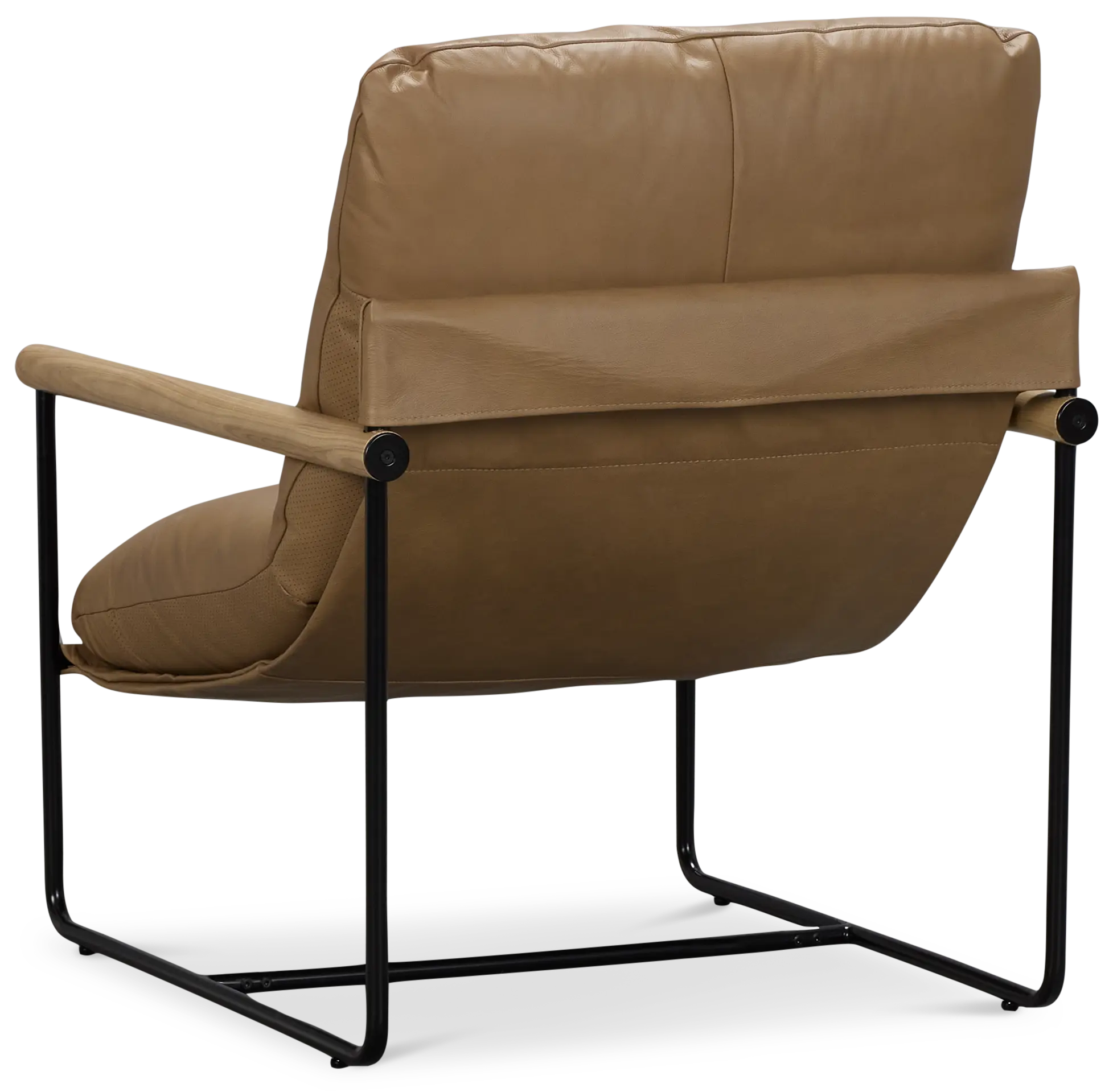 Margo Brown Leather Accent Chair Margo Brown Leather Accent Chair