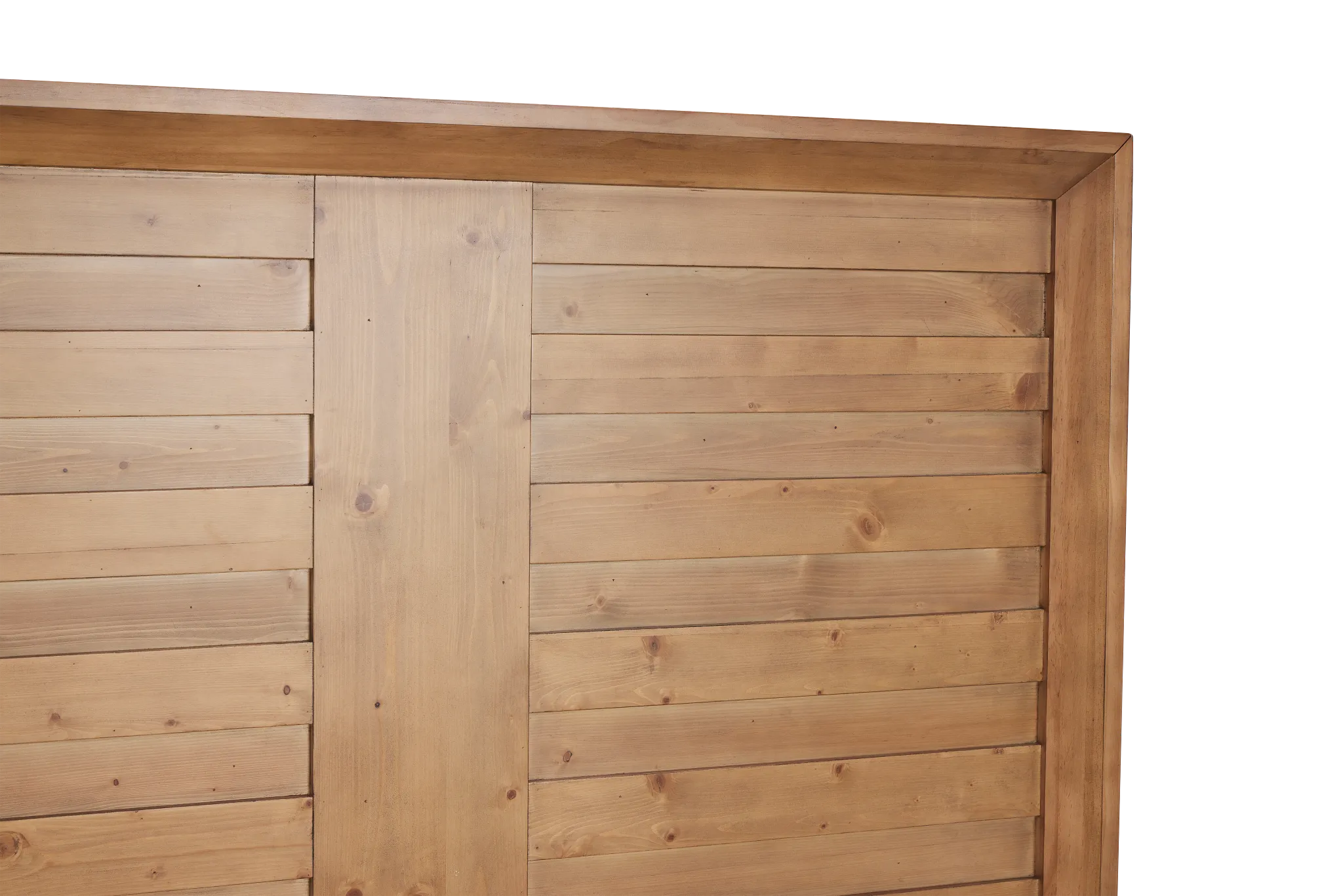 Vail Light Tone Panel Bed