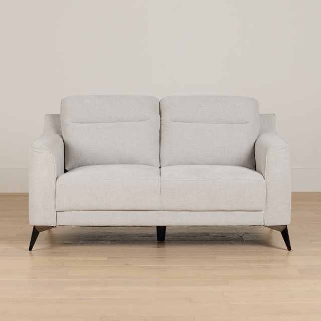 Talia Gray Fabric Loveseat