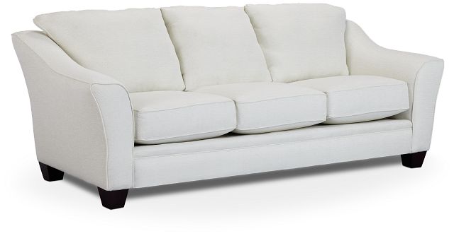 Avery White Fabric Sofa (3)
