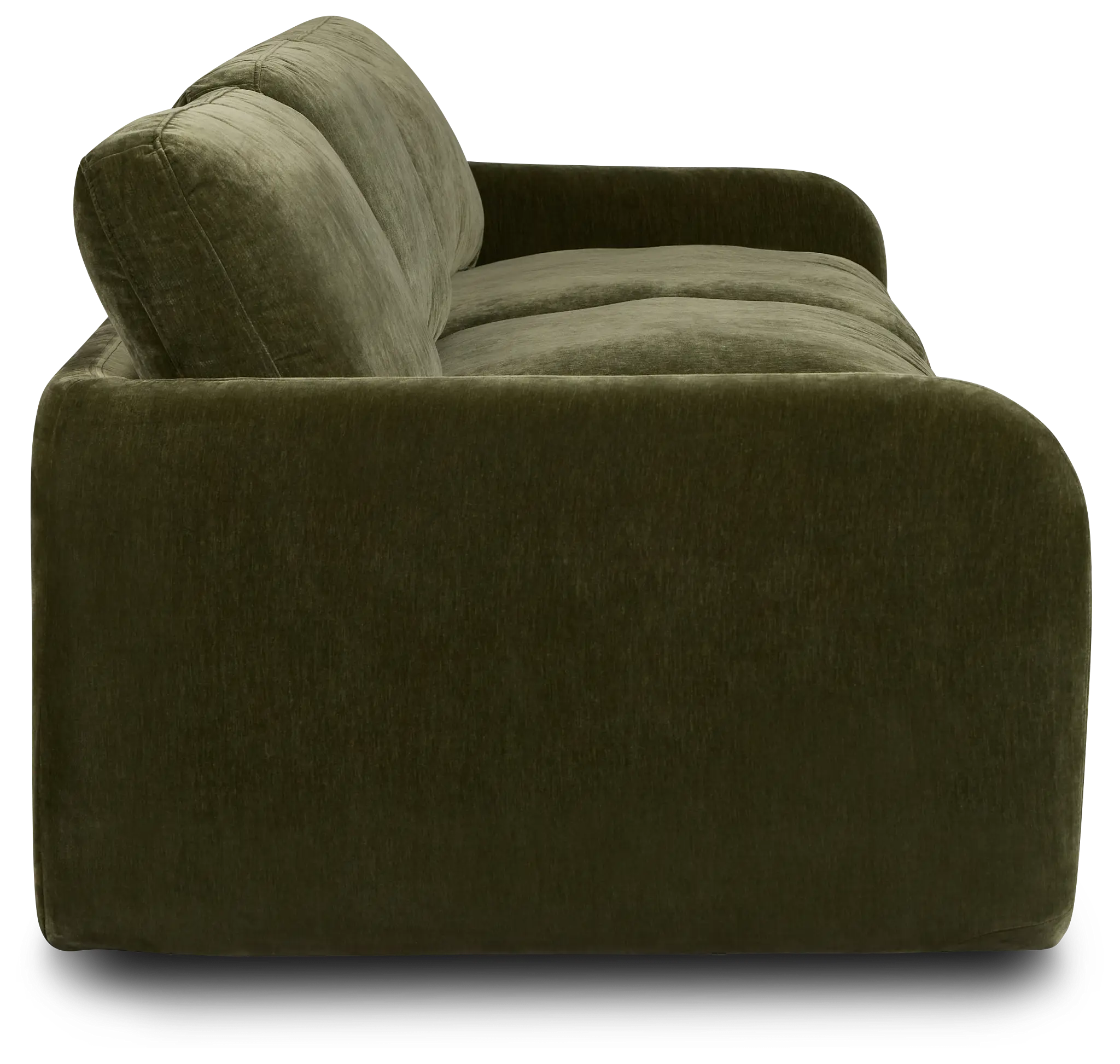 Jules Green Velvet 3 Piece Modular Sofa Jules Green Velvet 3 Piece Modular Sofa