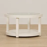 Hurley White Round Coffee Table