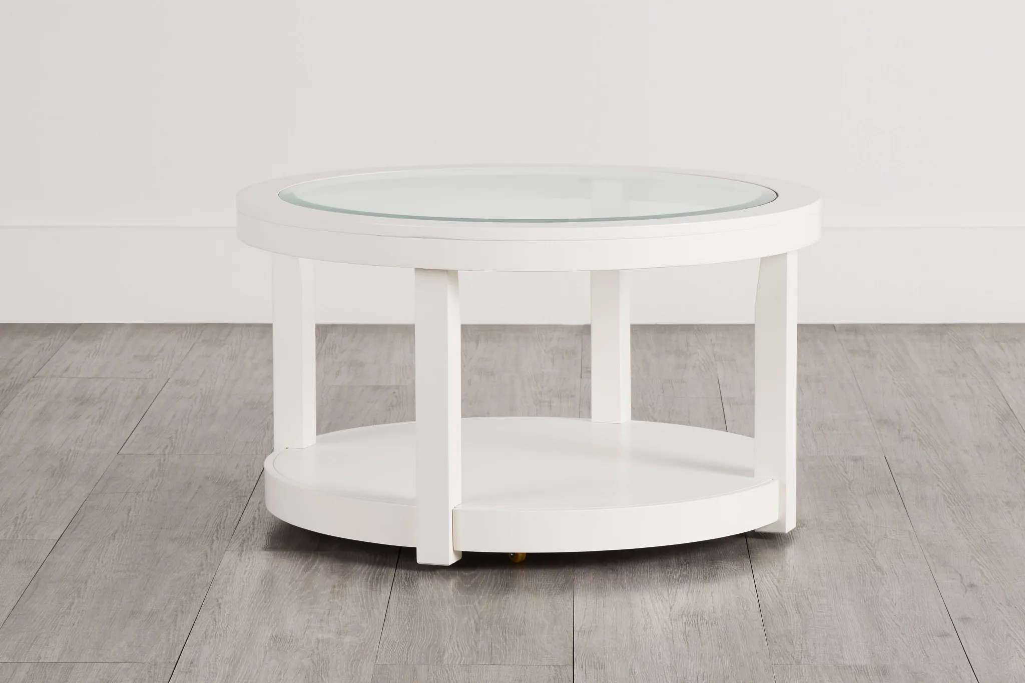 Hurley White Round Coffee Table