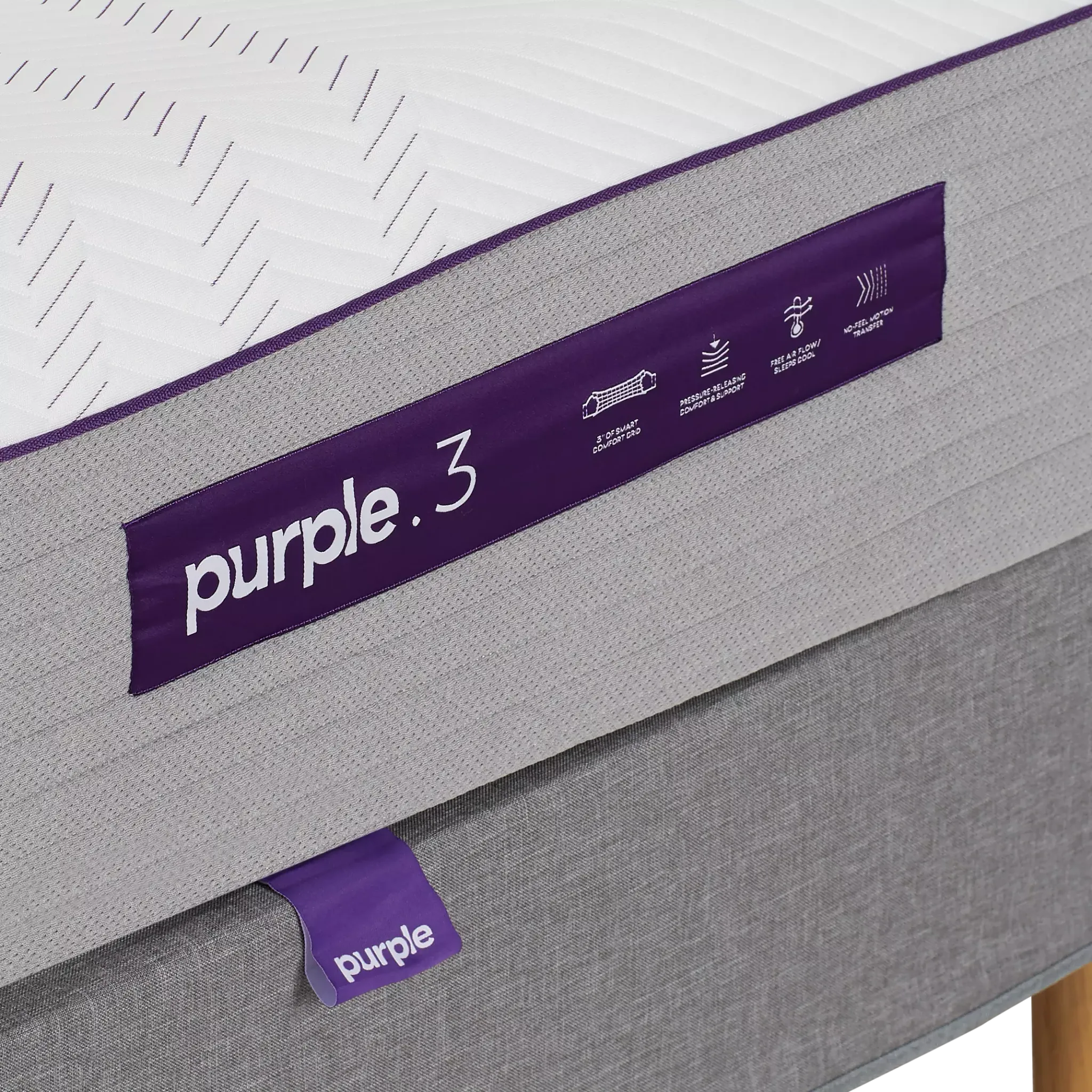 Purple Premier 3 Hybrid Adjustable Mattress Set