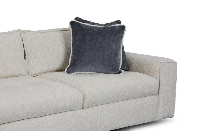 Nest Light Beige Fabric Small Left Chaise Sectional