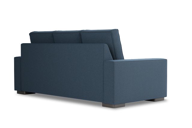 Edgewater Elite Blue 84" Sofa W/ 3 Cushions