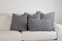 Sutt Black 24" Accent Pillow