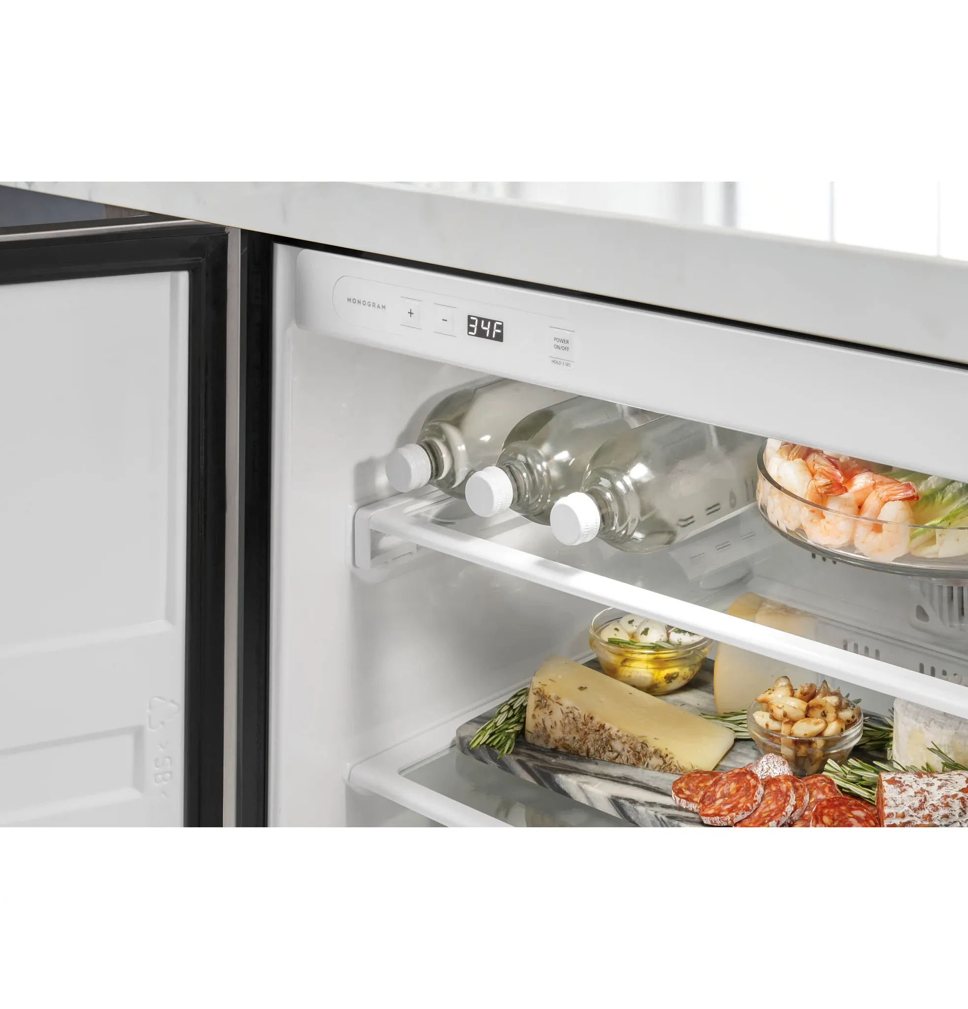 Monogram 240 Series Stainless Steel 24" Undercounter Refrigerator