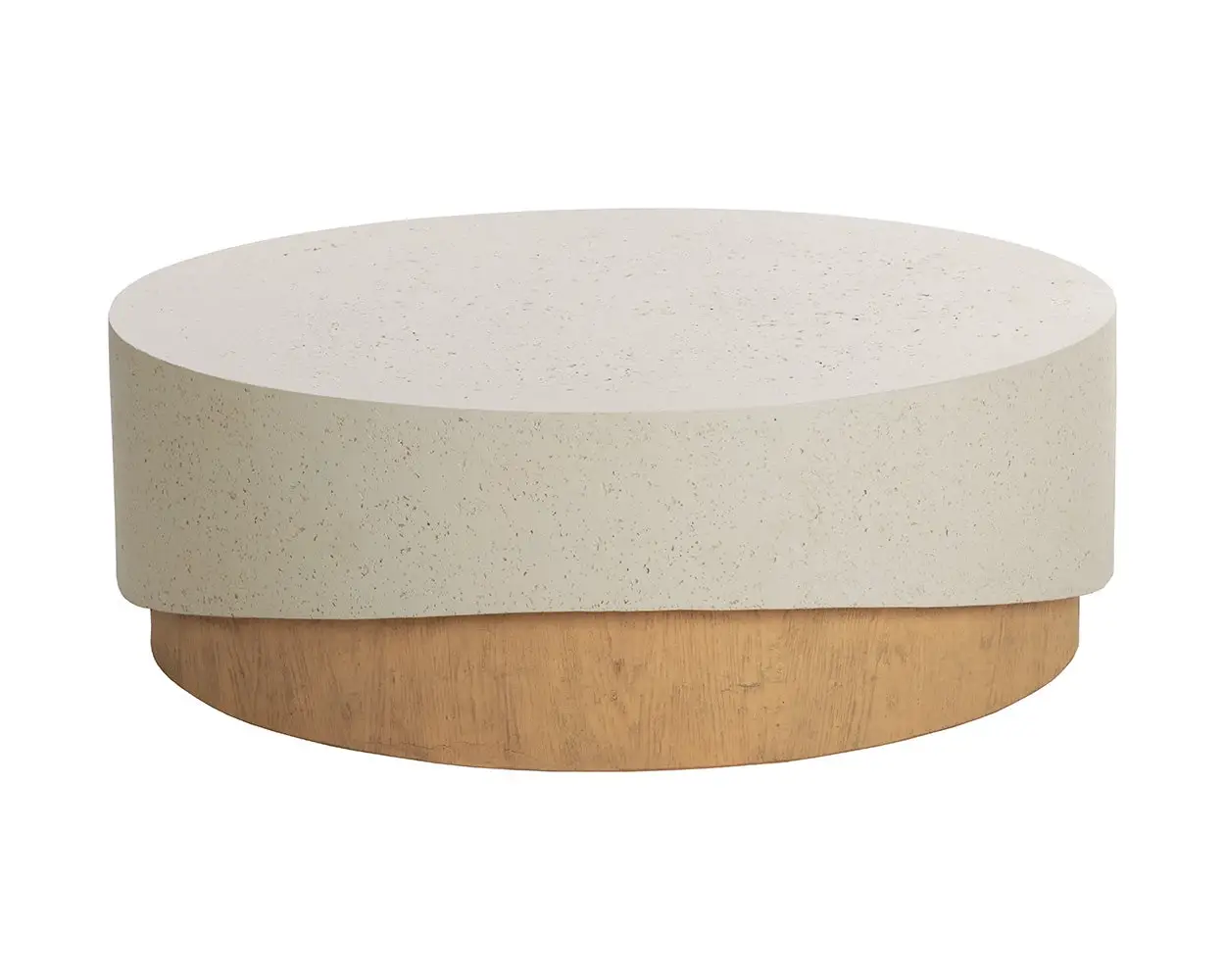 Elordi Ivory Round Coffee Table Elordi Ivory Round Coffee Table