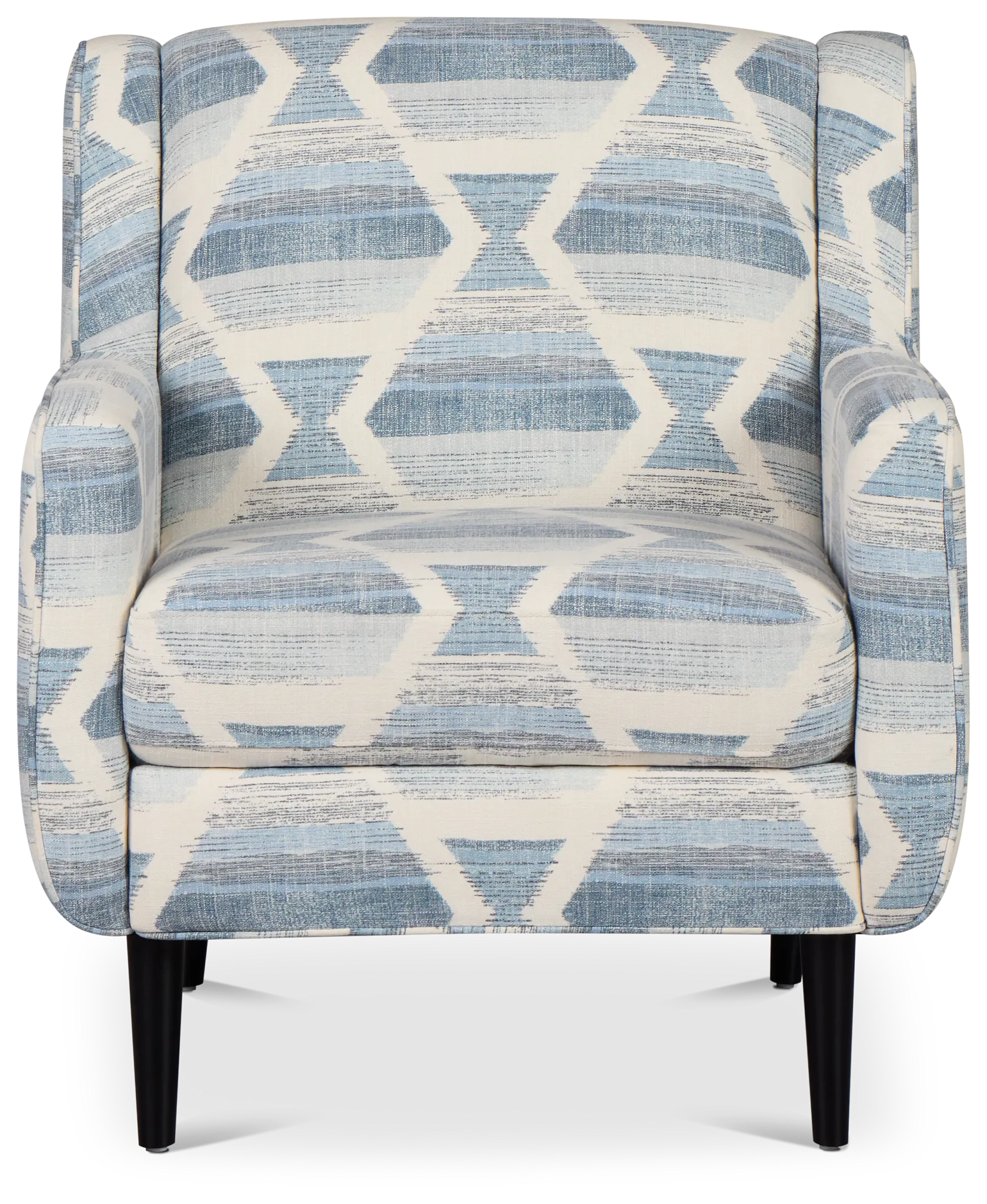 Everly Blue Fabric Accent Chair
