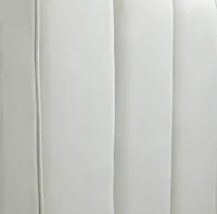 Audrey Beige Velvet Platform Bed