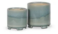 Jaffa Green Set Of 2 Planter