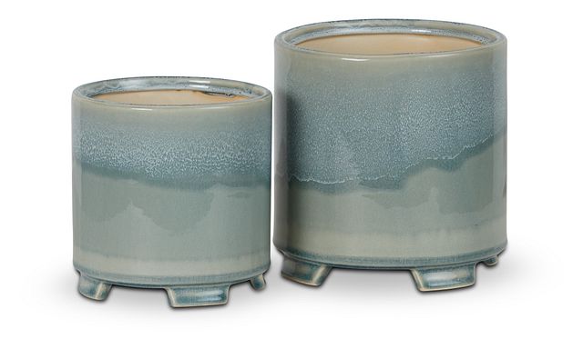 Jaffa Green Set Of 2 Planter