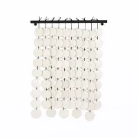 Zye White Ceramic Wall Art