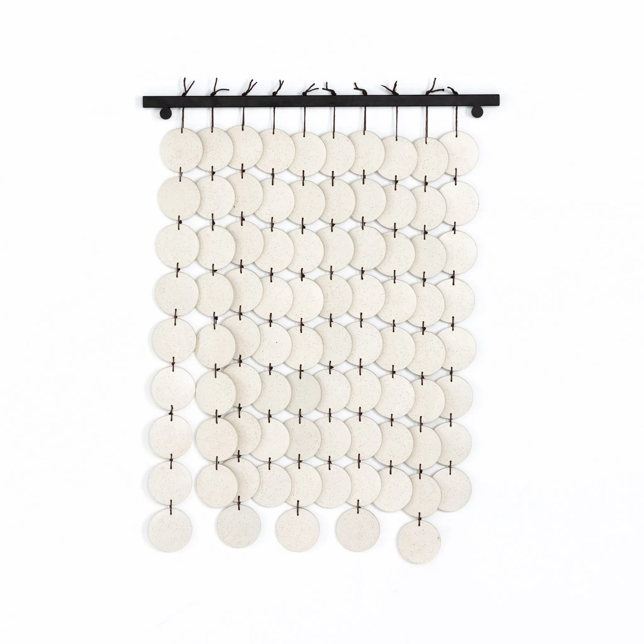 Zye White Ceramic Wall Art