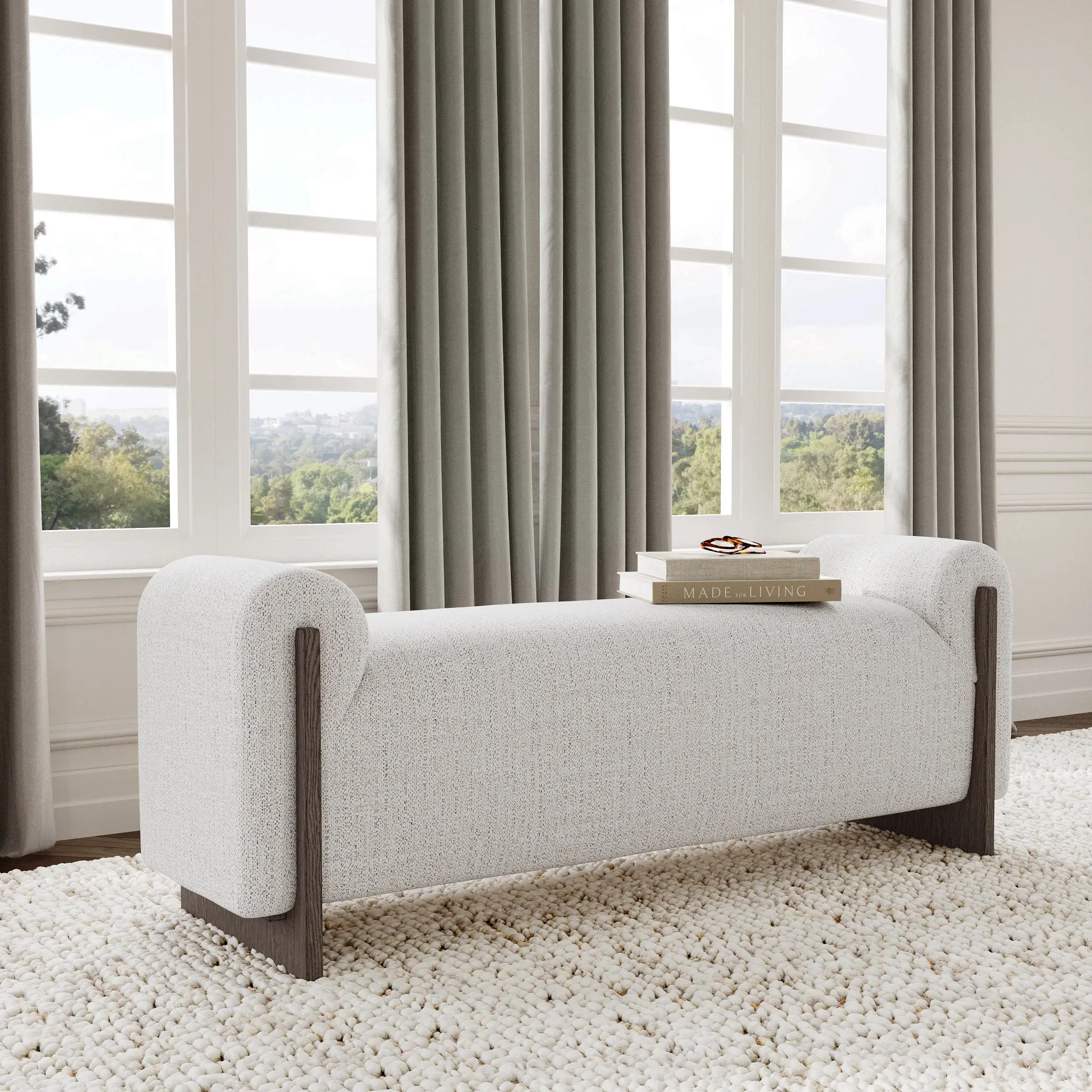 Sunny Ivory Uph Bench Sunny Ivory Uph Bench