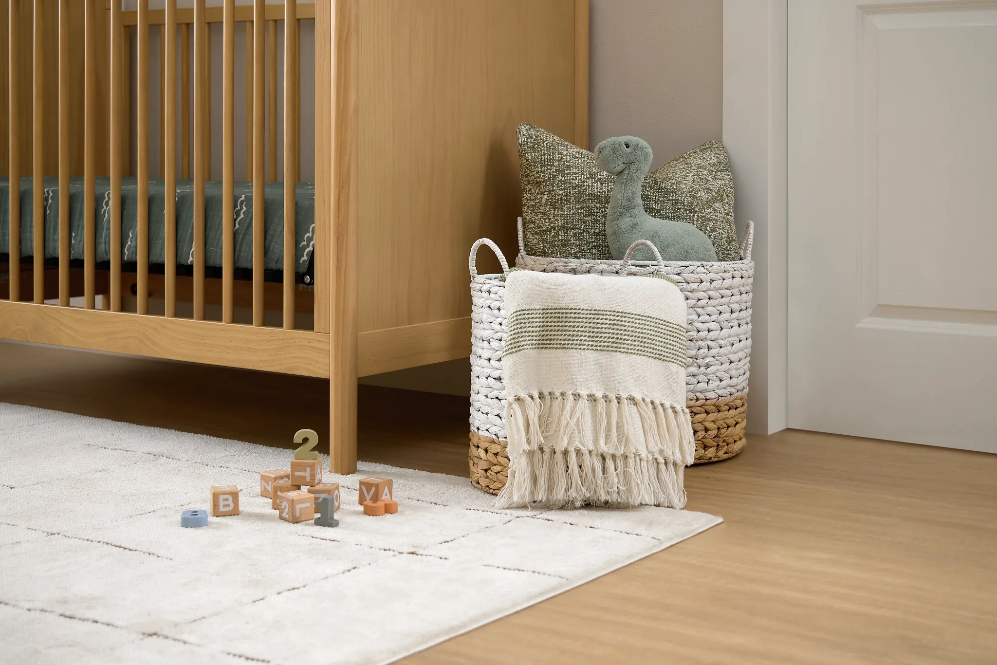 Cassie Set Of 3 White Basket