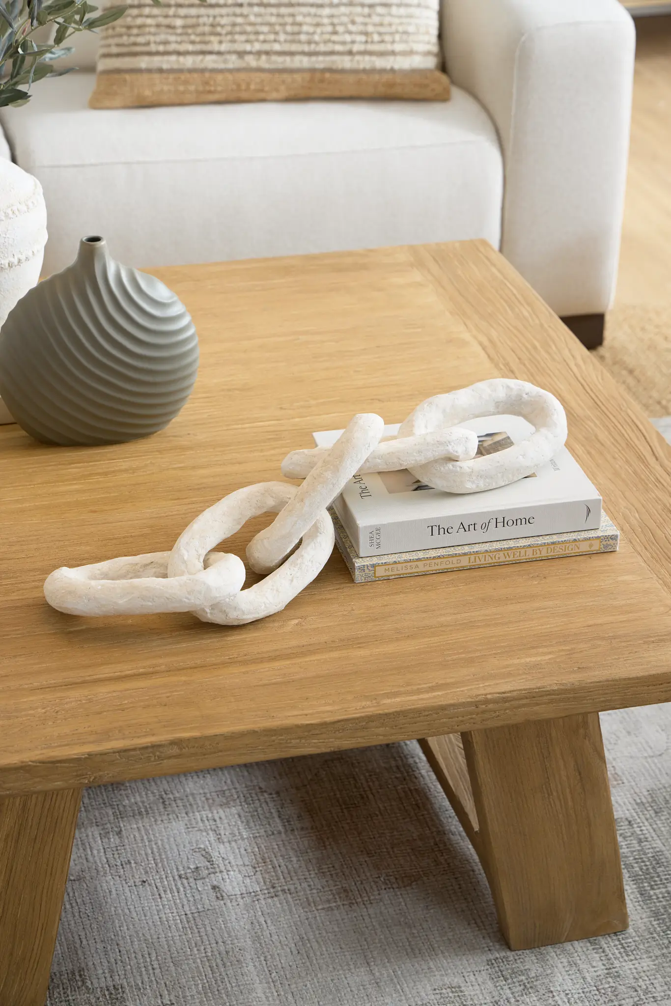 Clovis White Tabletop Accessory Clovis White Tabletop Accessory