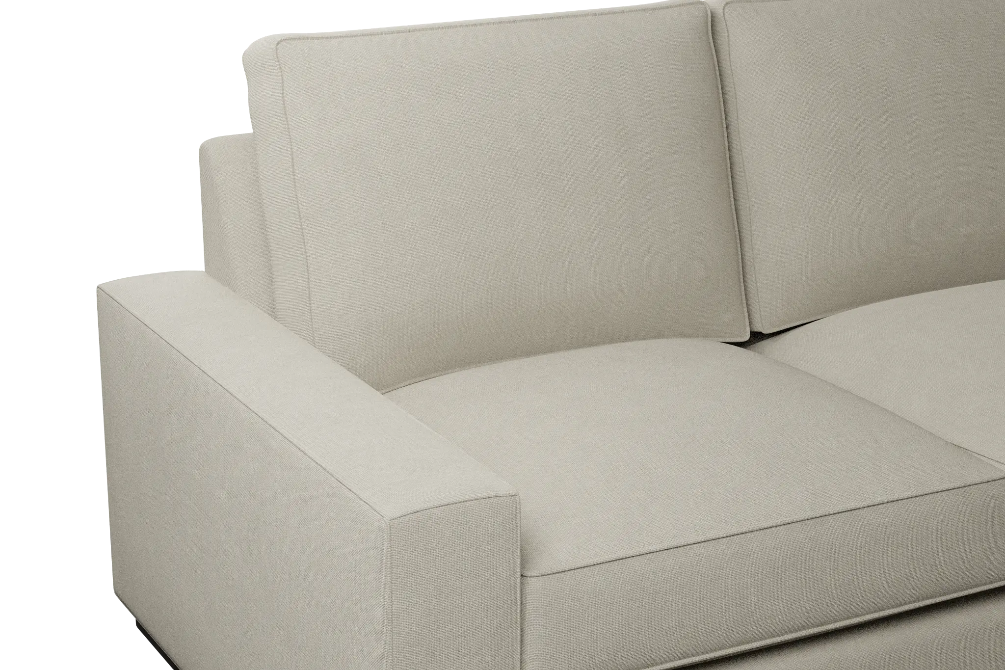 Edgewater Suave Beige Right Chaise Sectional Edgewater Suave Beige Right Chaise Sectional