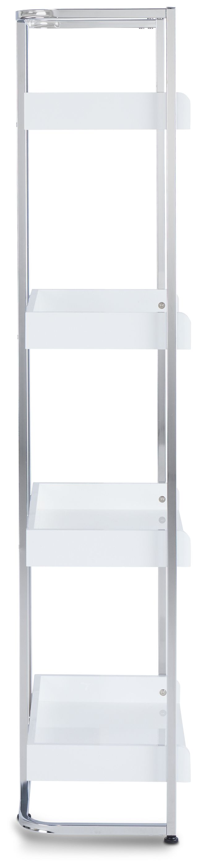 Ember White Open Bookcase