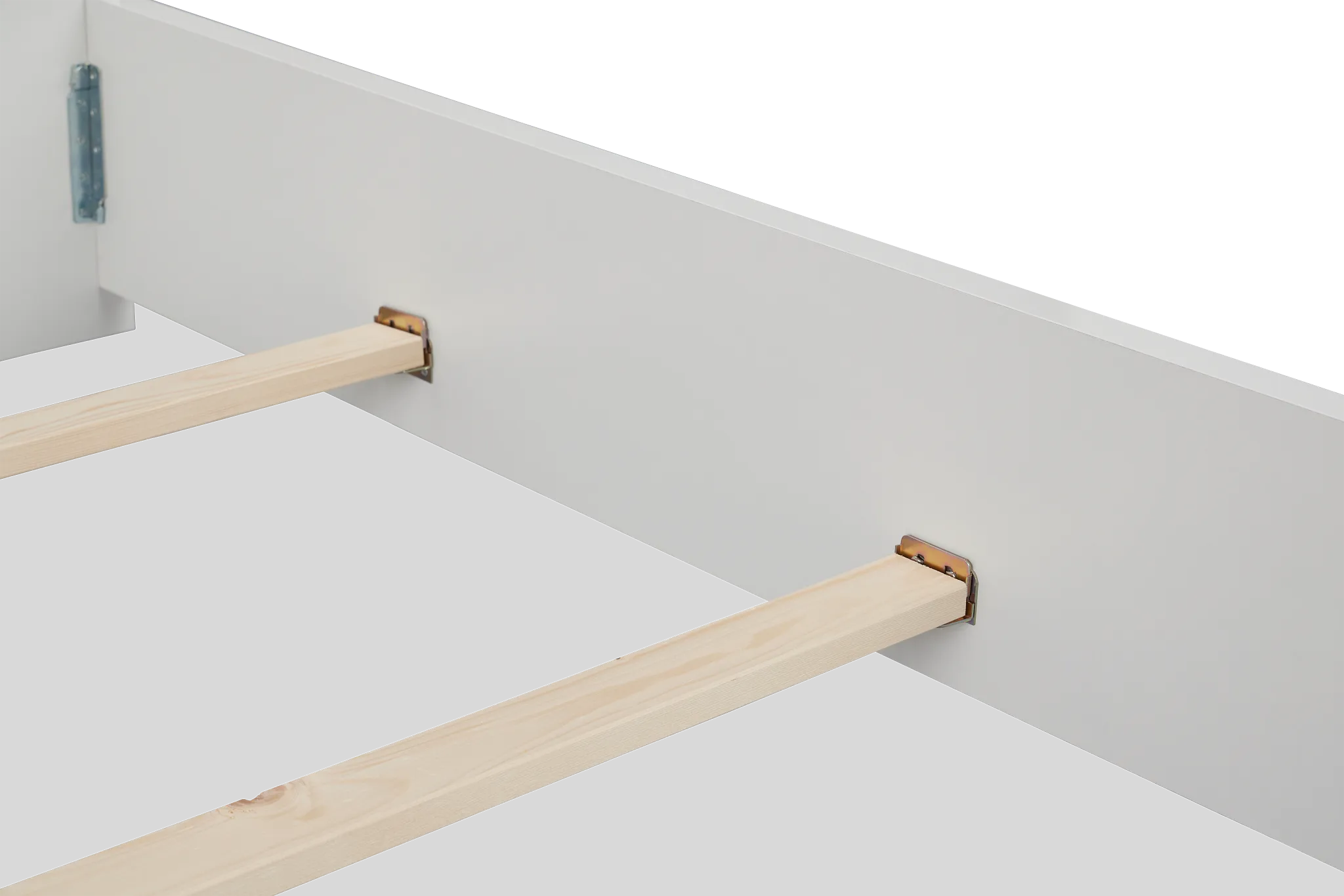 Verona White Platform Bed