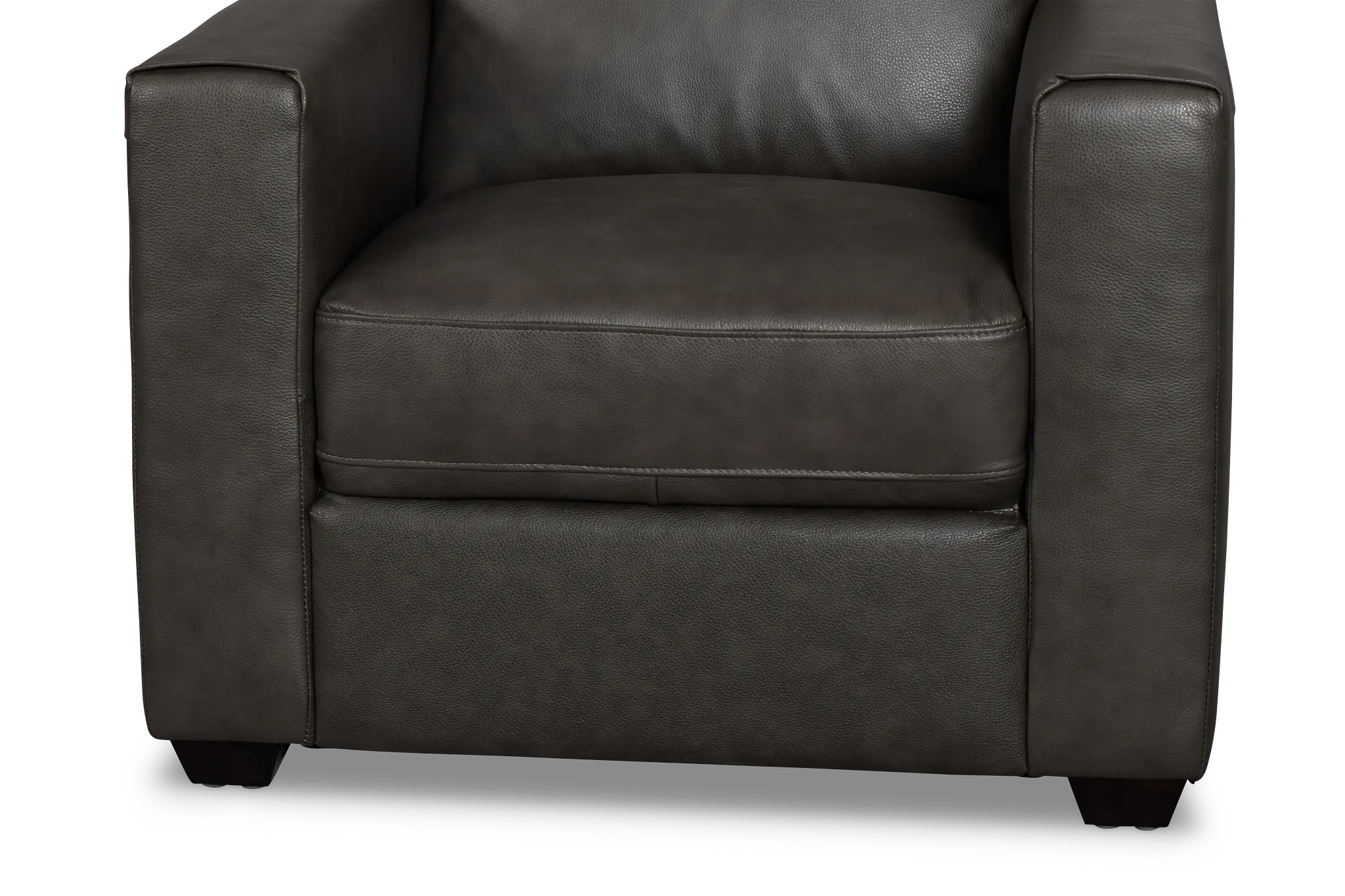 Lane Dark Gray Lthr/vinyl Chair