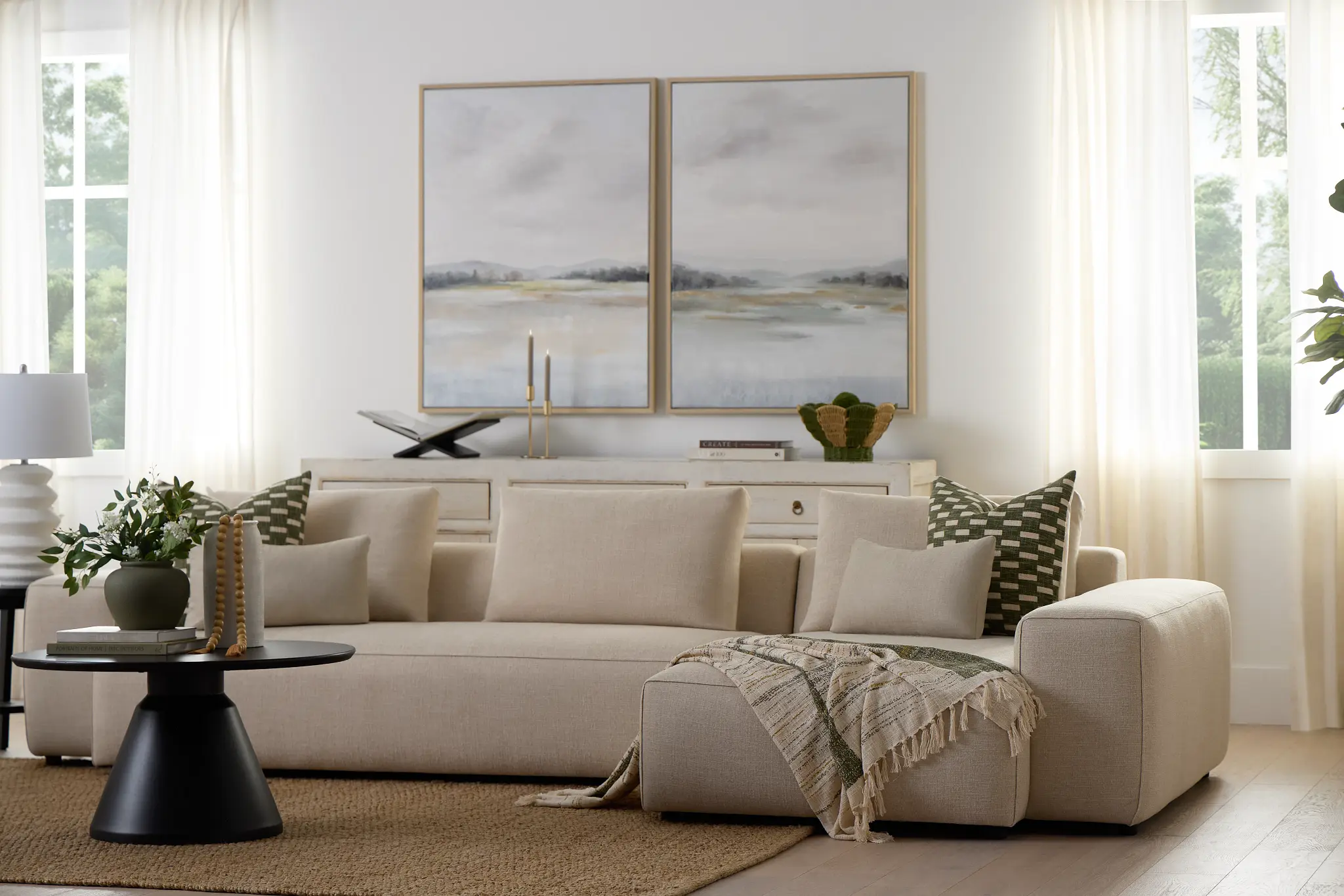 Grounding Neutrals That Anchor Your Spring Living Room