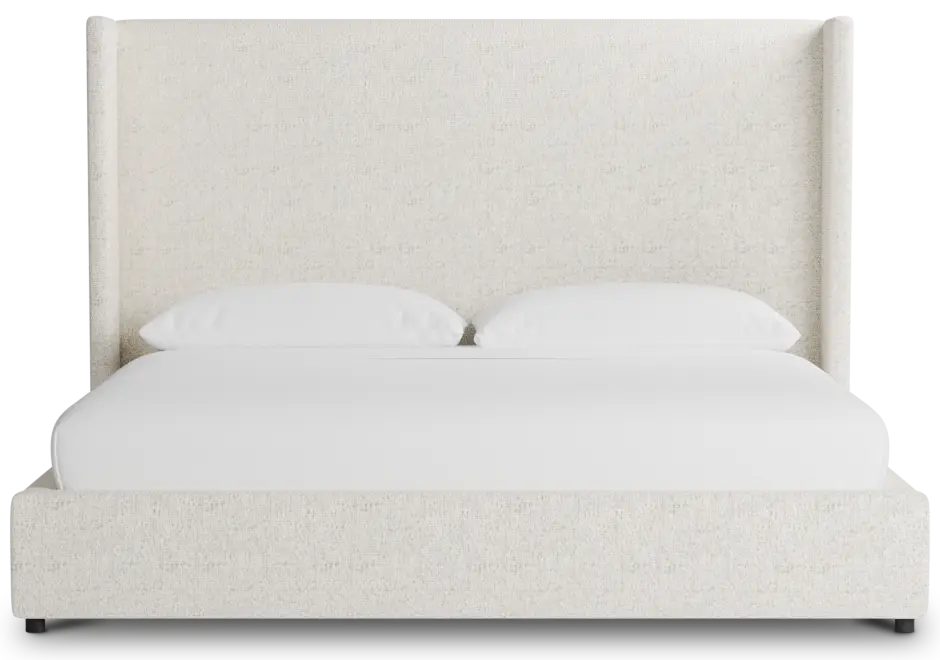 Captiva Natural Beauty Beige 60" Upholstered Shelter Bed Captiva Natural Beauty Beige 60" Upholstered Shelter Bed