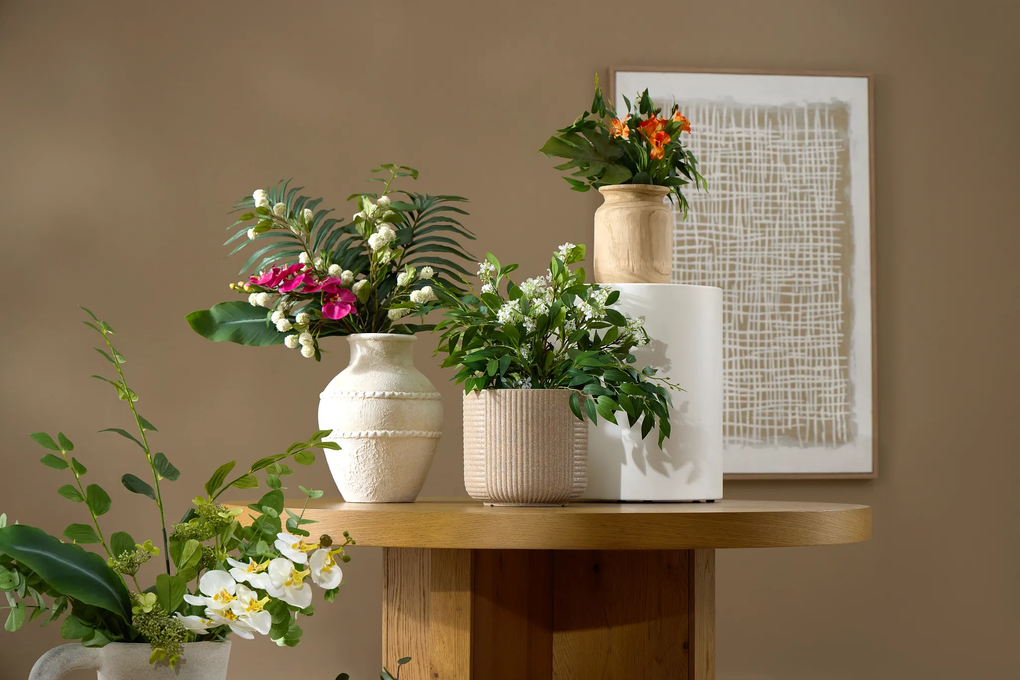 Lilani Light Brown Medium Planter