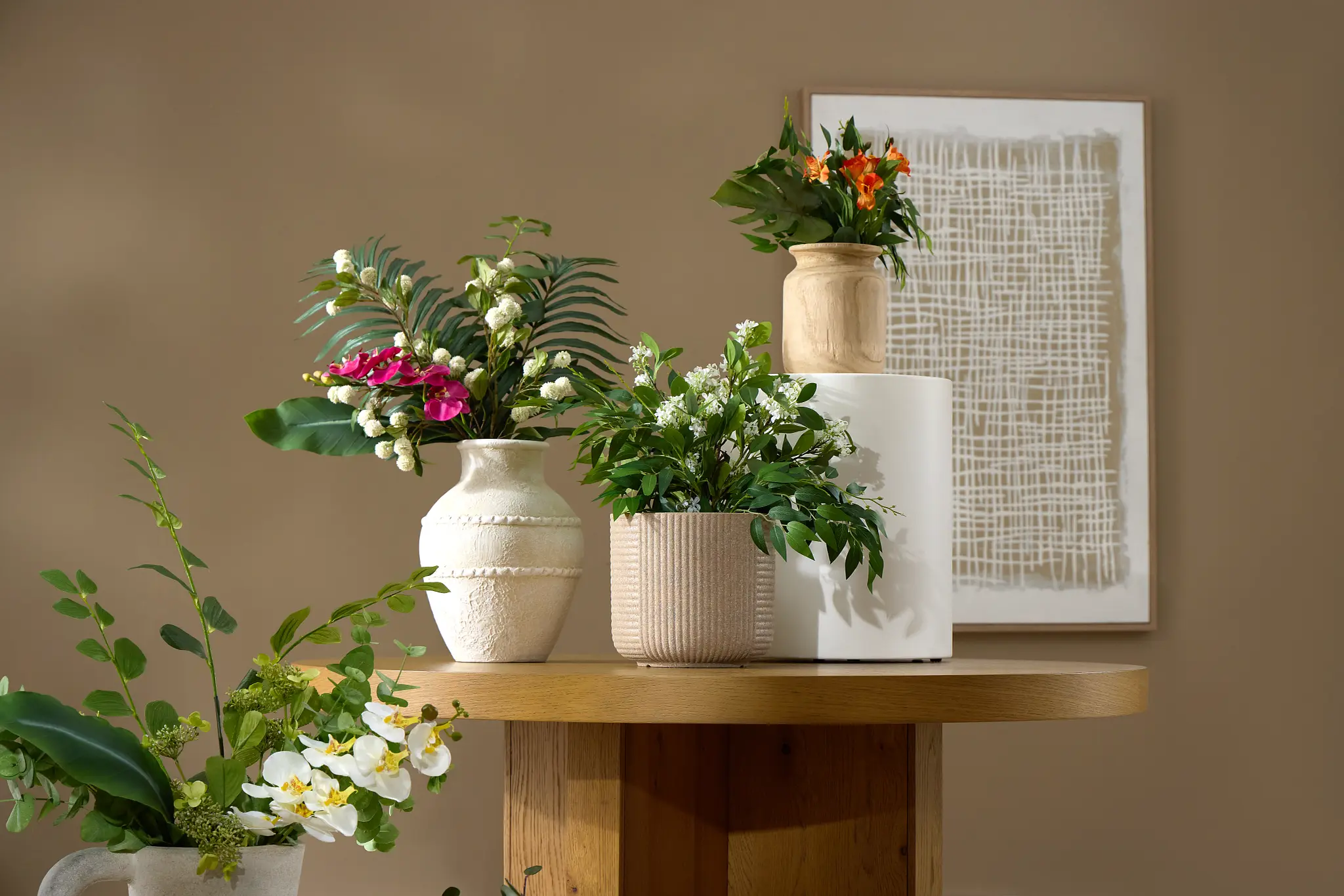 Lilani Light Brown Medium Planter Lilani Light Brown Medium Planter