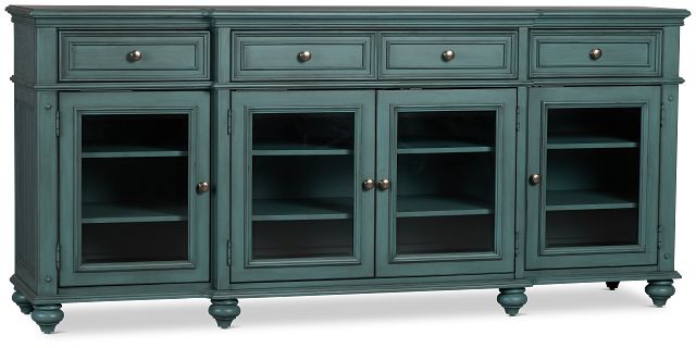 Savannah Teal Credenza