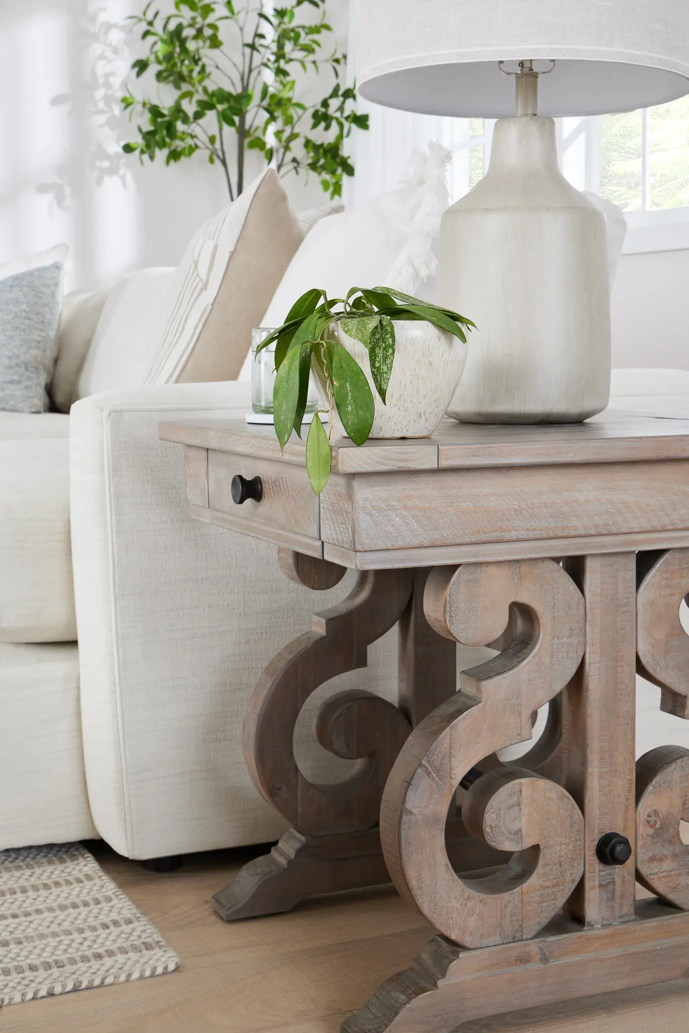 Sonoma Light Tone Storage End Table Sonoma Light Tone Storage End Table