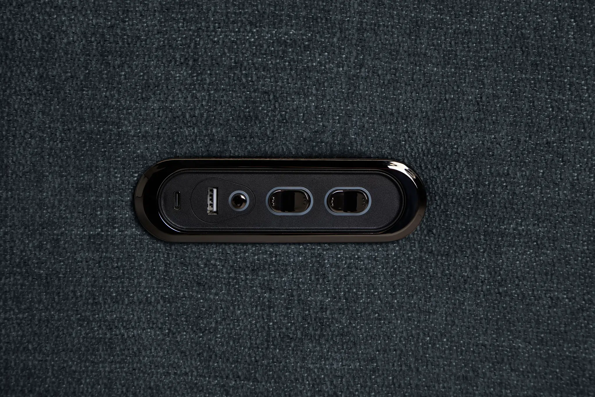 Dean Dark Blue Fabric Power Swivel Glider Recliner Dean Dark Blue Fabric Power Swivel Glider Recliner