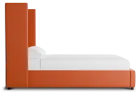 Captiva Joya Orange 60" Upholstered Shelter Bed