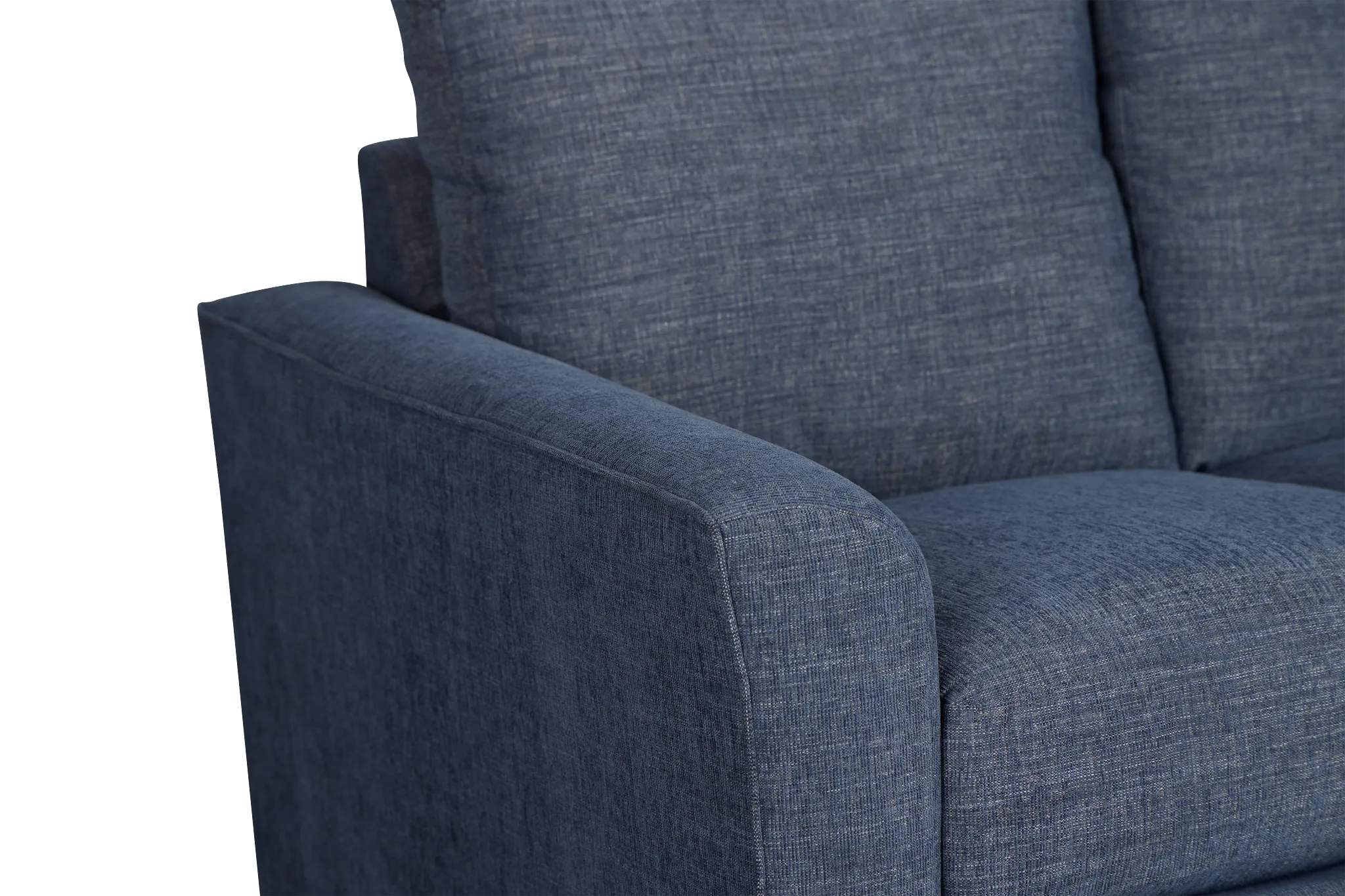 Davis Dark Blue Micro Loveseat
