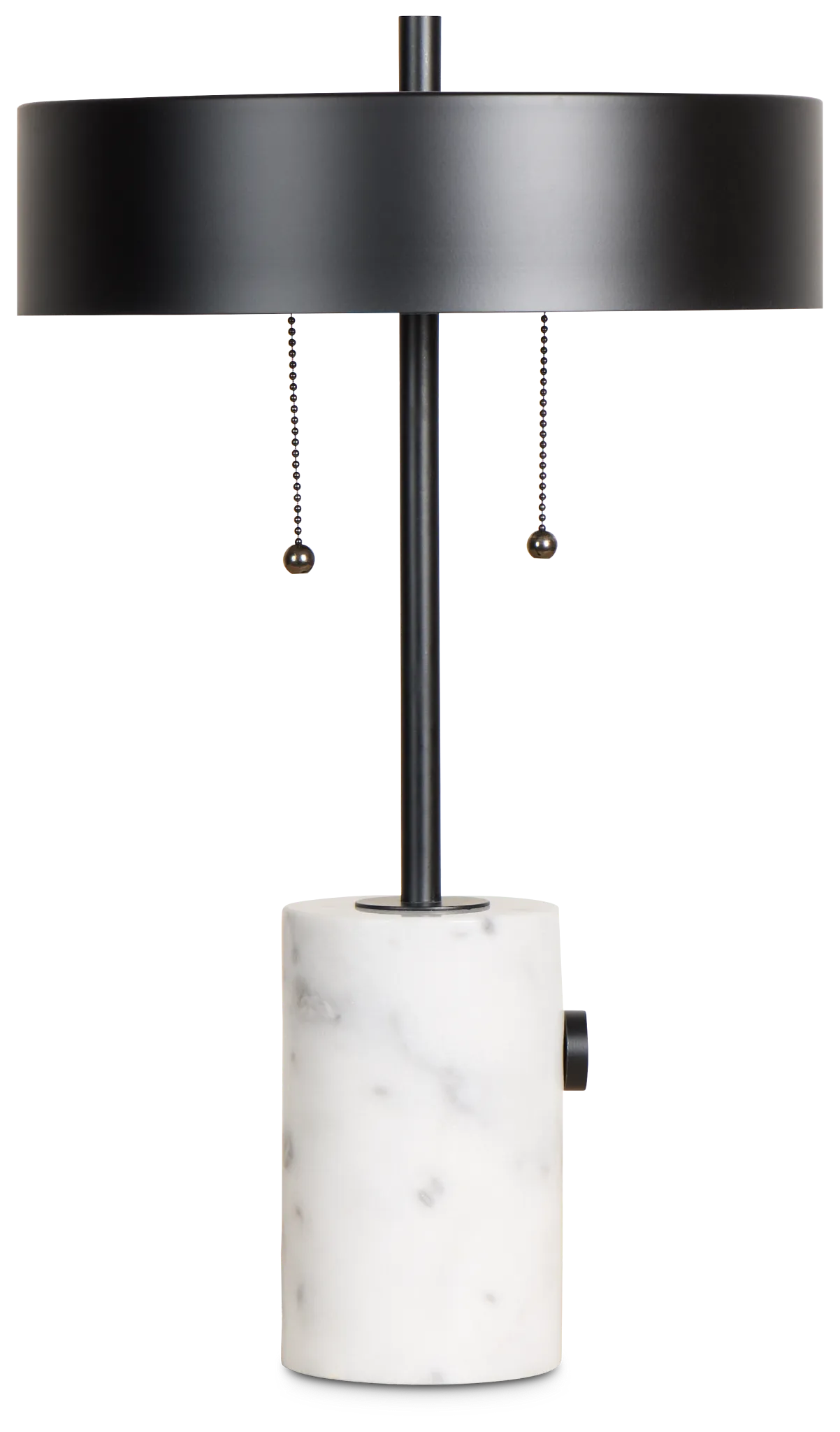 Ozzy Black Marble Table Lamp