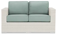 Biscayne Teal Loveseat