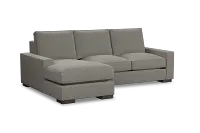 Edgewater Maguire Pewter Left Chaise Sectional