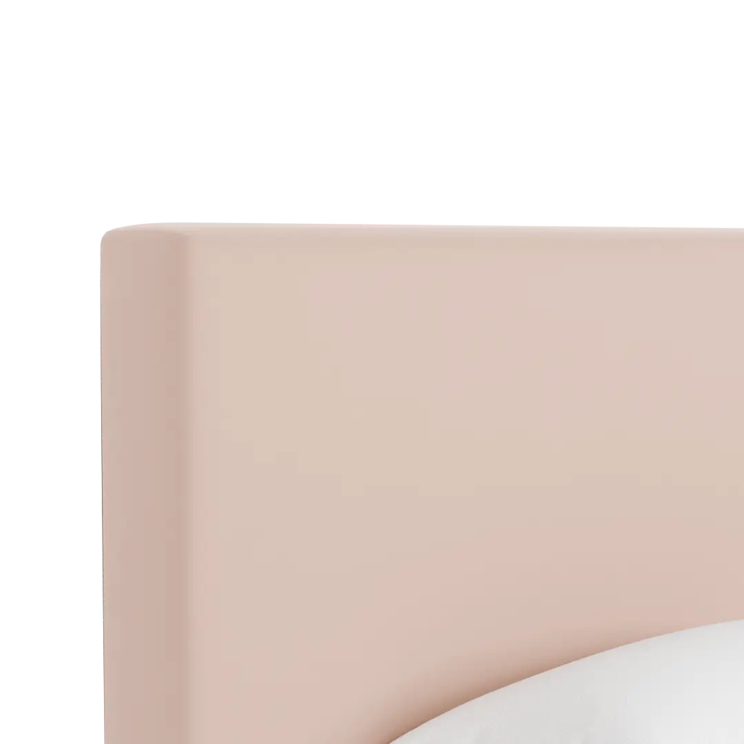 Grayton Joya Light Pink 54" Upholstered Platform Bed Grayton Joya Light Pink 54" Upholstered Platform Bed