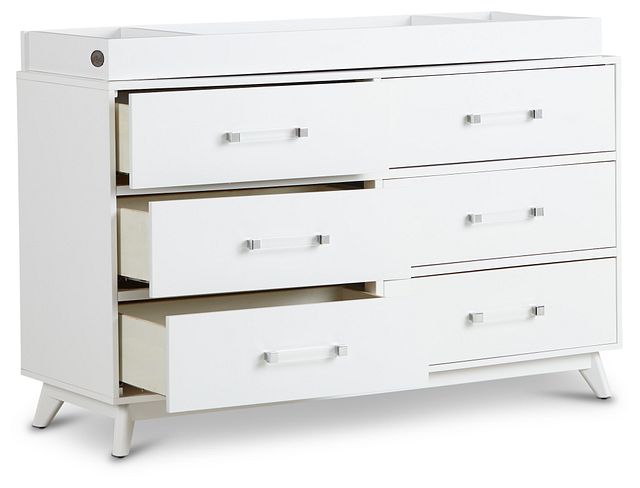 Kayson White Dresser With Changing Top (3)