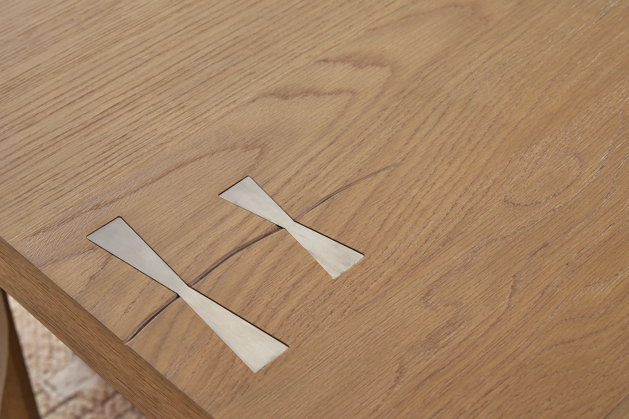 Haven Light Tone Wood Rectangular Table