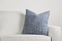 Sutt Dark Blue 22" Accent Pillow