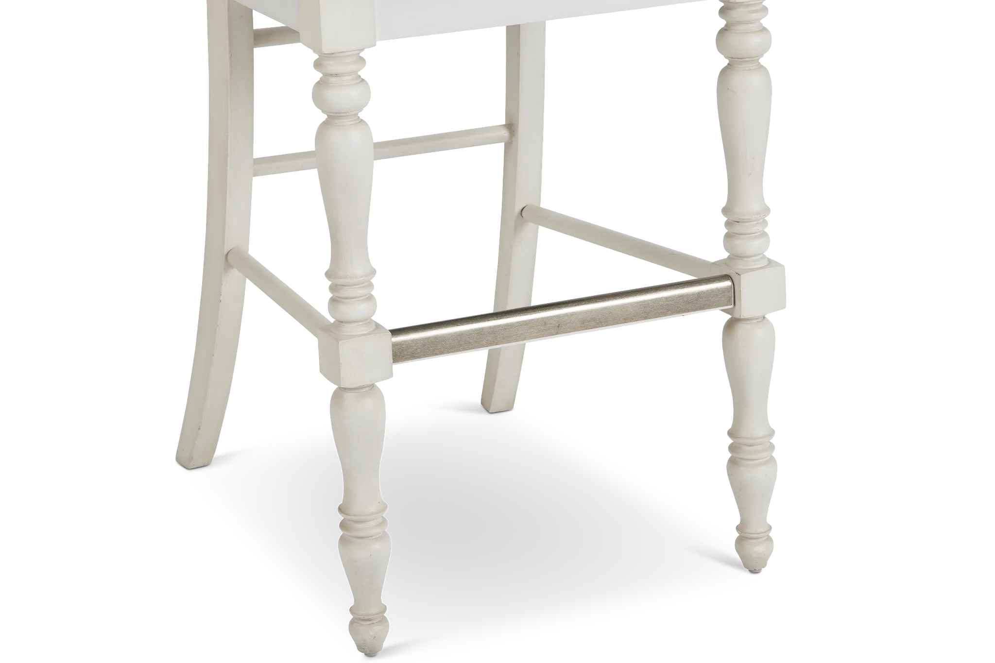 Savannah Ivory 30" Upholstered Barstool
