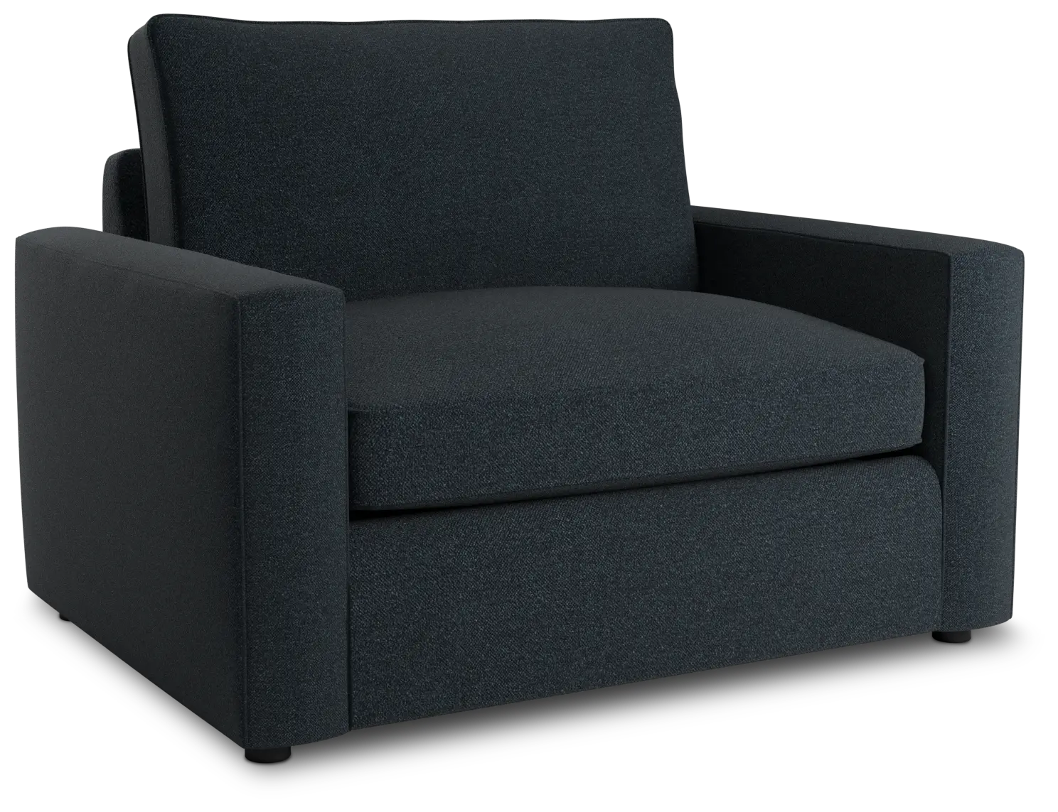 Siesta Elite Dark Blue Fabric Memory Foam Sleeper Siesta Elite Dark Blue Fabric Memory Foam Sleeper