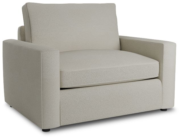 Siesta Elite Ivory Fabric Memory Foam Sleeper