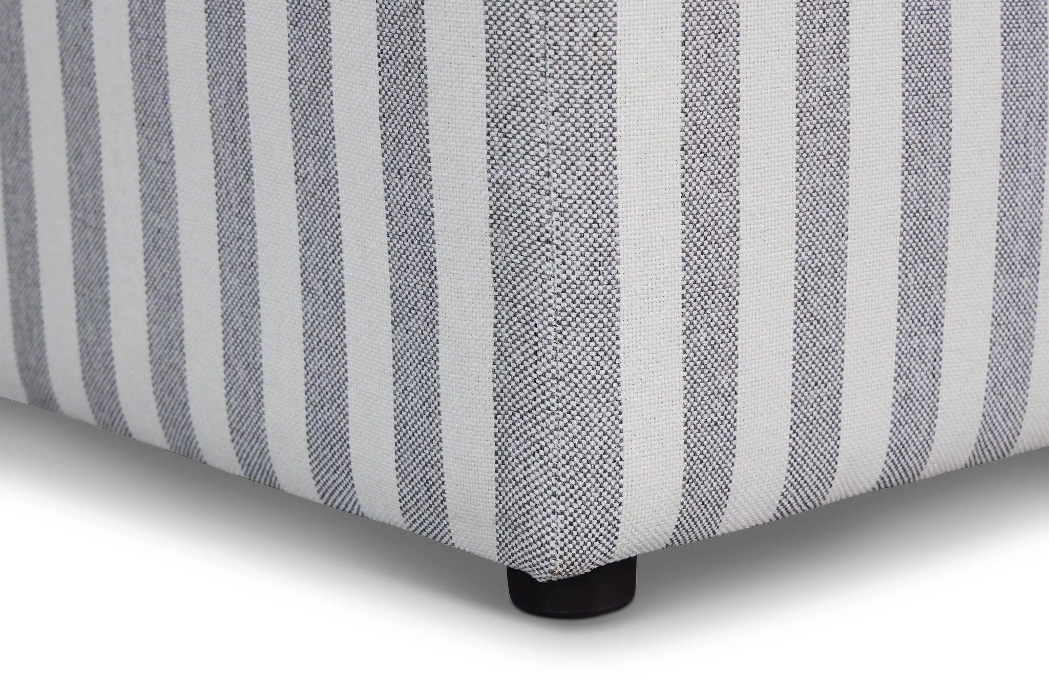 Destin Sea Lane Dark Gray Fabric Corner Chair