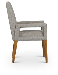 Provo Gray Upholstered Arm Chair